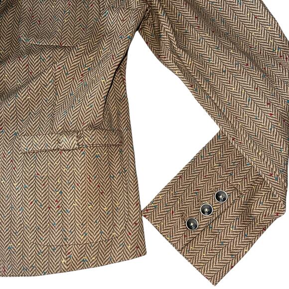 Cabi Penny Herringbone Blazer Cropped - Picture 7 of 10